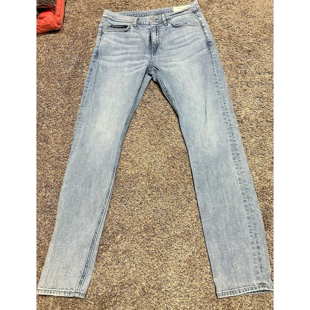 Rag & Bone Fit 1 Skinny Jeans Mens 32x32 Blue Denim Slim Fit 32w 32